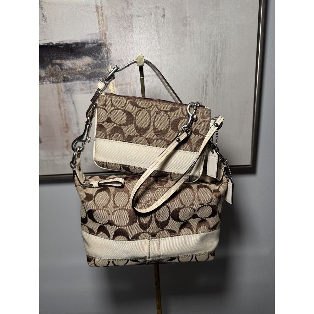 Vintage Mini Coach Bag and Matching Wallet Set - Picture 2 of 10
